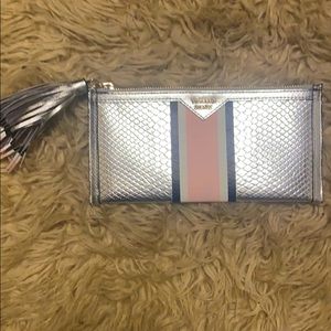 Silver Victoria secret clutch